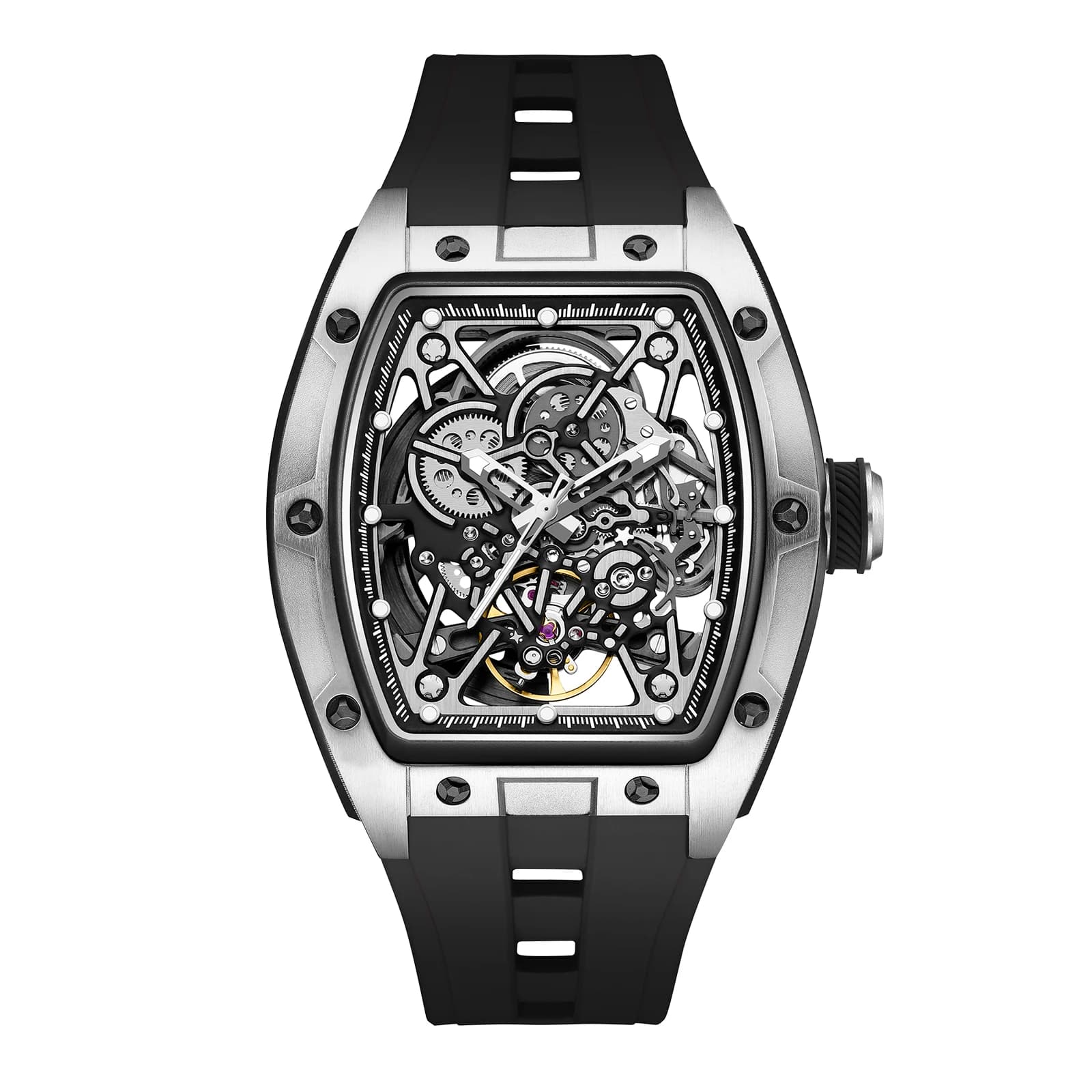 Nuovo Orologio Meccanico da Uomo DANIEL GORMAN 42MM 2026, Orologio Automatico di Lusso con Vetro Zaffiro, Impermeabile 50M, Orologio Scheletrato da Uomo