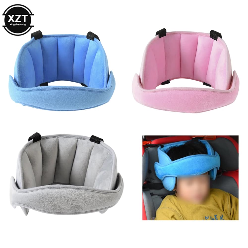 Seggiolino per auto di sicurezza Supporto per la testa Cuscini per il sonno Bambini Ragazzi Ragazze Collo da viaggio Posizionatori morbidi Cuscino Cinture di fissaggio per la testa del bambino