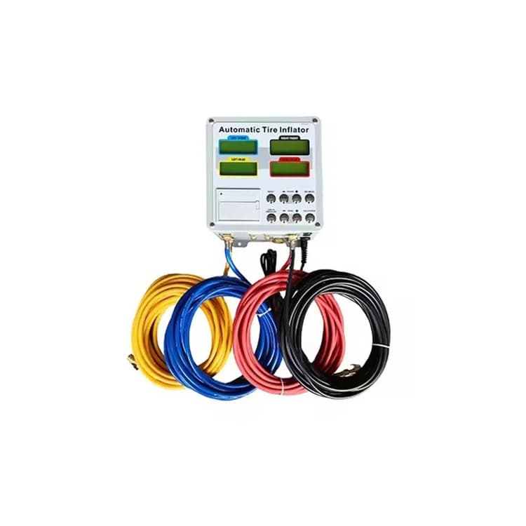 RM High-end Automatic Digital Tyre Inflator Tire Pressure Monitor Built-in Printer Multi-head for 4-Tyre Simultaneous Inflation