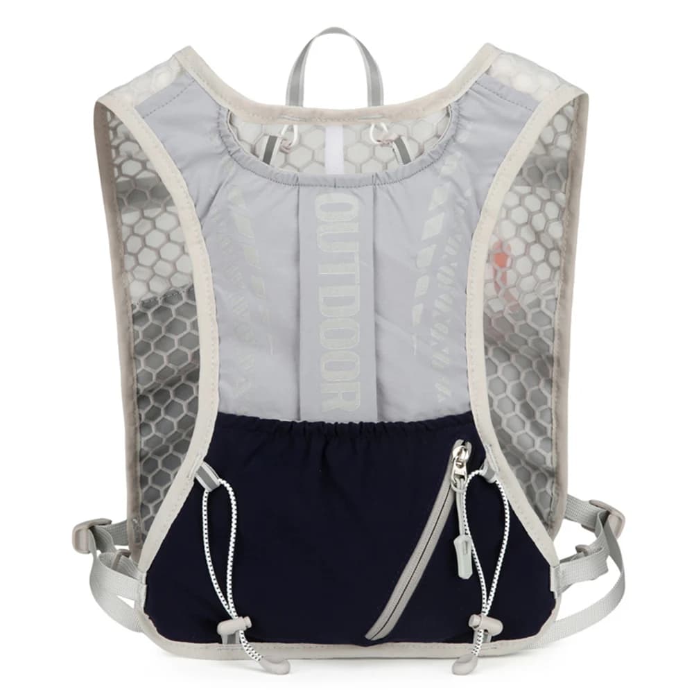 Lightweight and Breathable Race Vest, Reflective Hydrating Backpack for Hiking and Trail Running