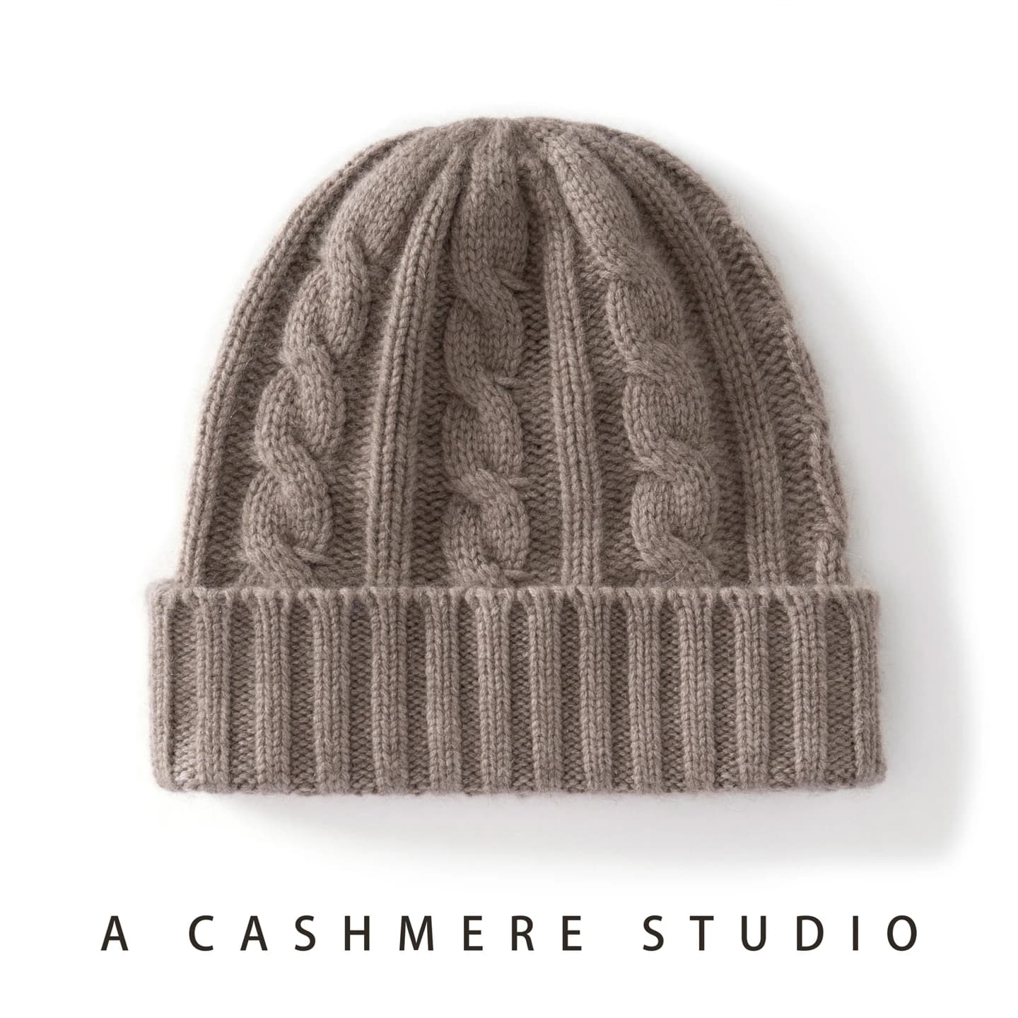 Winter New Men's Hats 100% Cashmere Knitted Headgears Soft Warm Casual Thick Unisex Cap High Quality Skullies Women Solid Hat