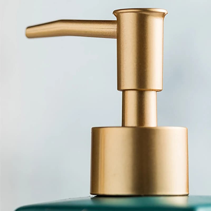 ABSS-260Ml Bathroom Luxury Marble Soap Dispenser Shower Gel Shampoo Water Bottle Square Lotion Press Bottle