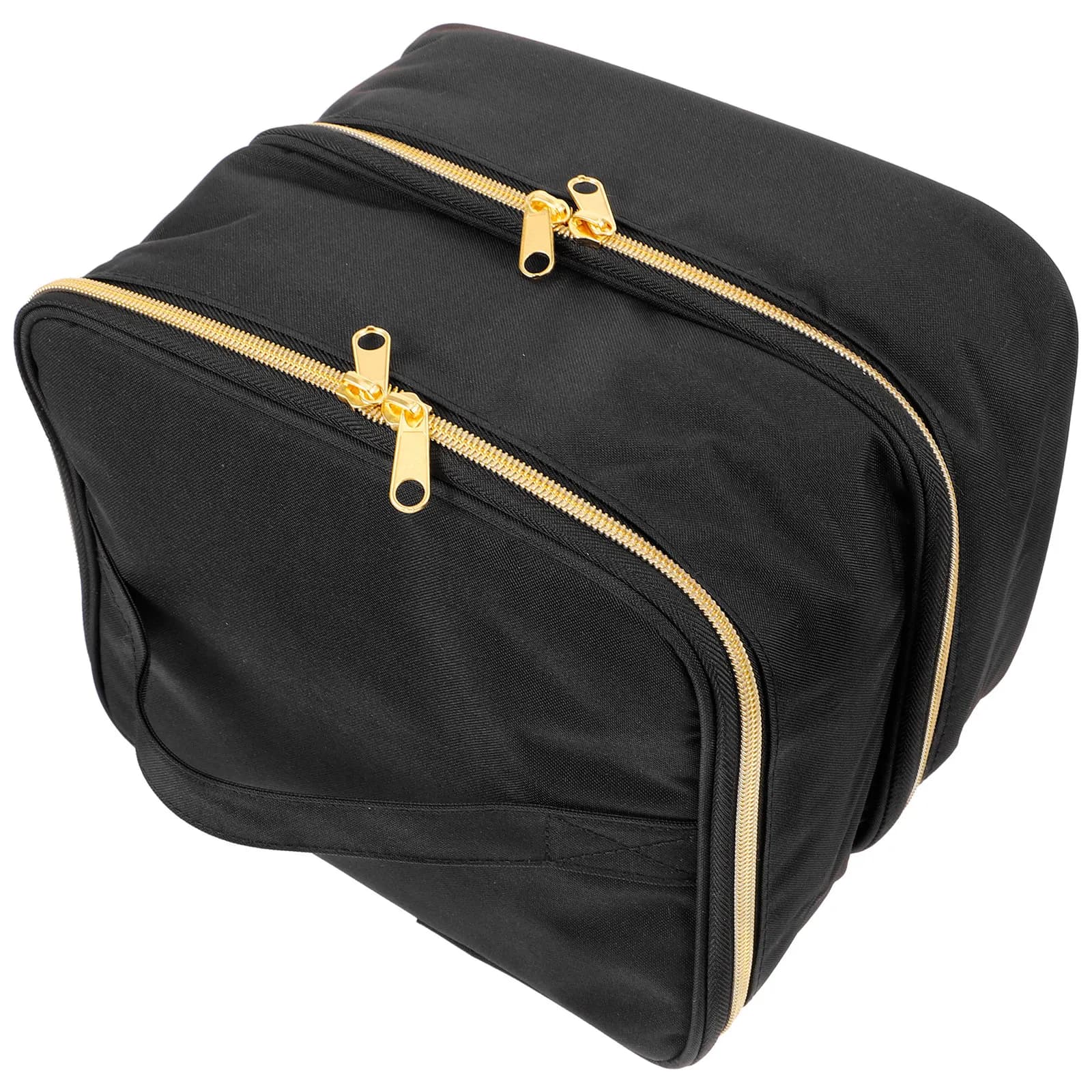 Borsa Portatile a Doppio Strato per Smalti, Robusta in Nylon con Struttura in Metallo e Spugna, Organizer per Smalti da Viaggio e Casa