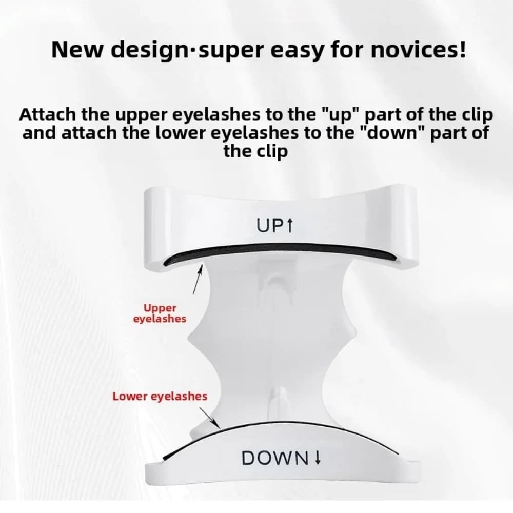Collarless Magnetic Eyelash with Applicator, Natural Appearance, Reusable, Voluminous Fined Eyelashes for Daily Use