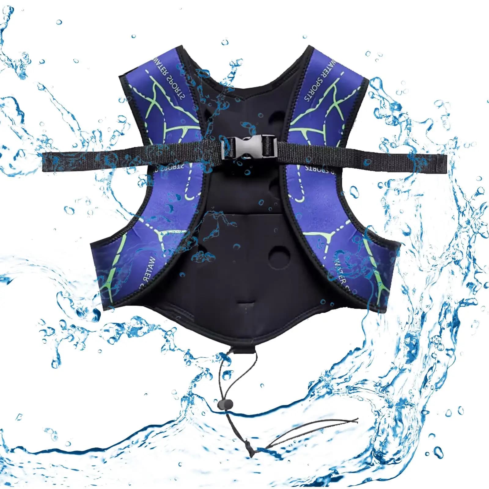 Diving Weight Vest Freediving Weight Vest Professional Men Women Snorkeling Adjustable Waistcoat for Scuba Boating