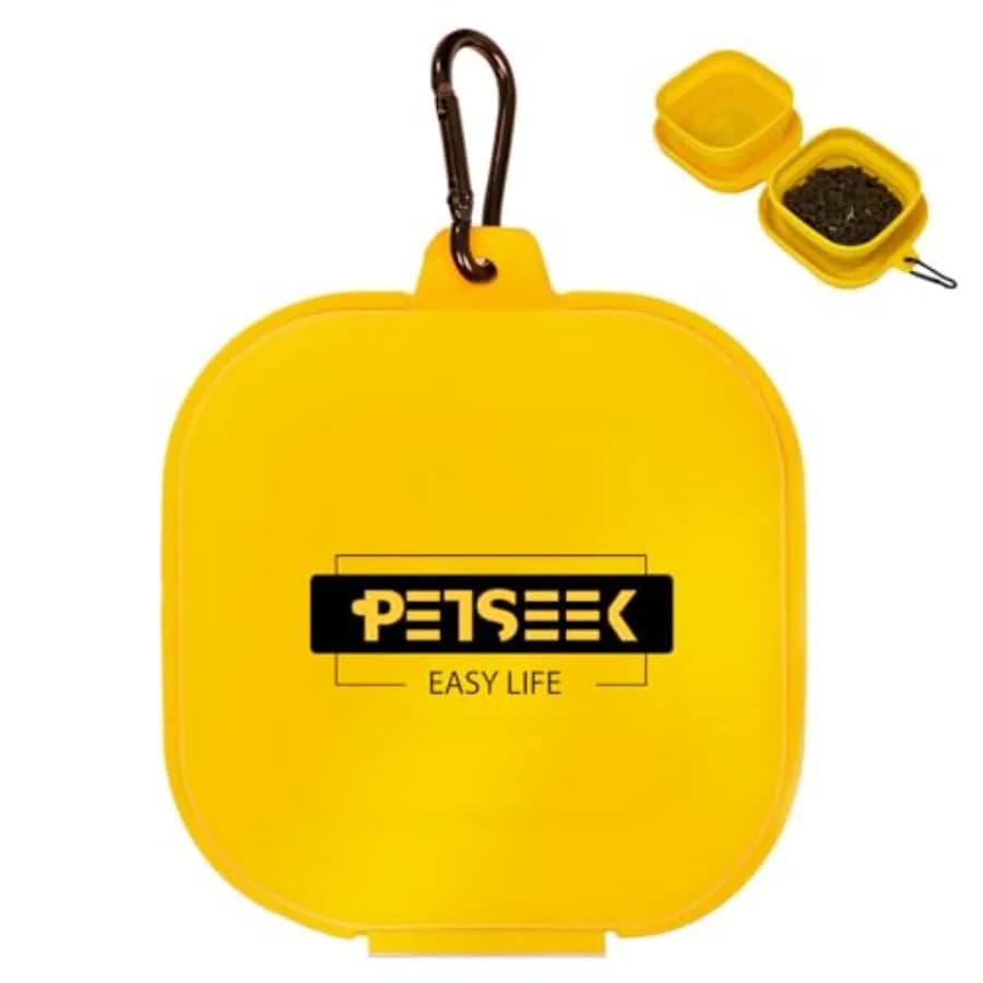 Bs da viaggio Twin Pet per gatti o cani Bs in silicone per alimentazione alimentare e acqua Gatto da escursionismo portatile B