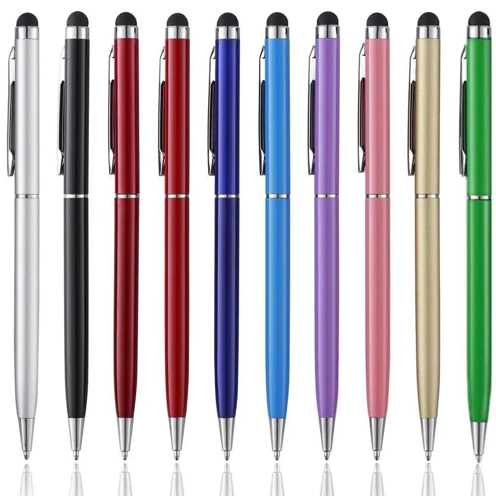 1 pz Smart Tablet Telefono Universale 2 In 1 Penna Stilo Capacitiva Penne Da Disegno Per IPhone/Android Tutti I Touch Screen Capacitivo