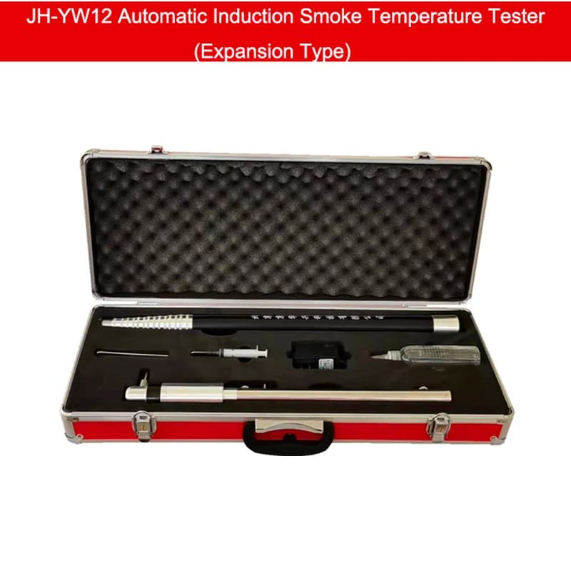 JH-YW12 Fire Smoke Tester rilevatore di fumo temperatura elettronica antincendio fumo strumenti di prova due in uno