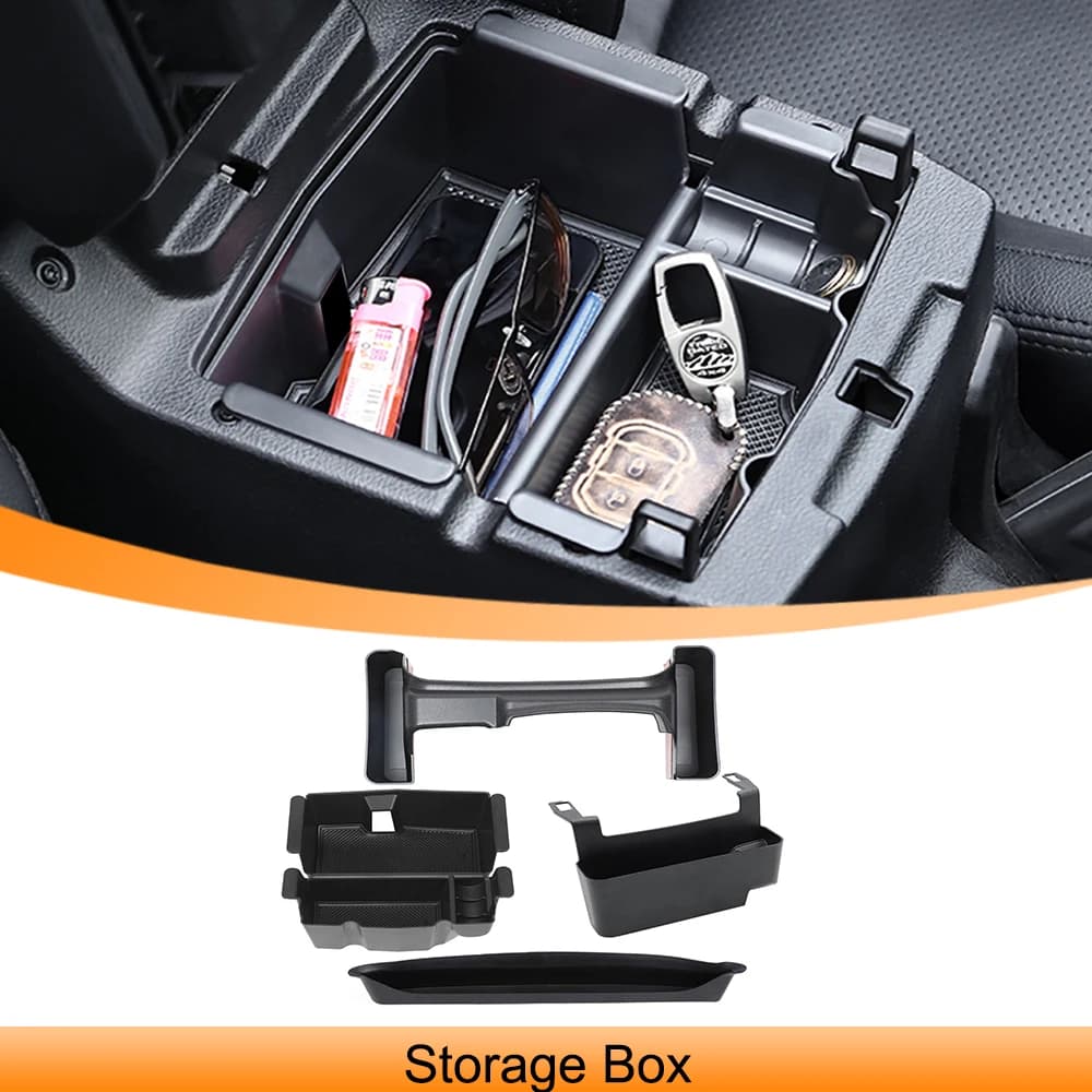 Organizzatore della scatola di immagazzinaggio del bracciolo dell'auto riordino del cambio per Jeep Wrangler JL Gladiator JT 2018-2023 accessori interni