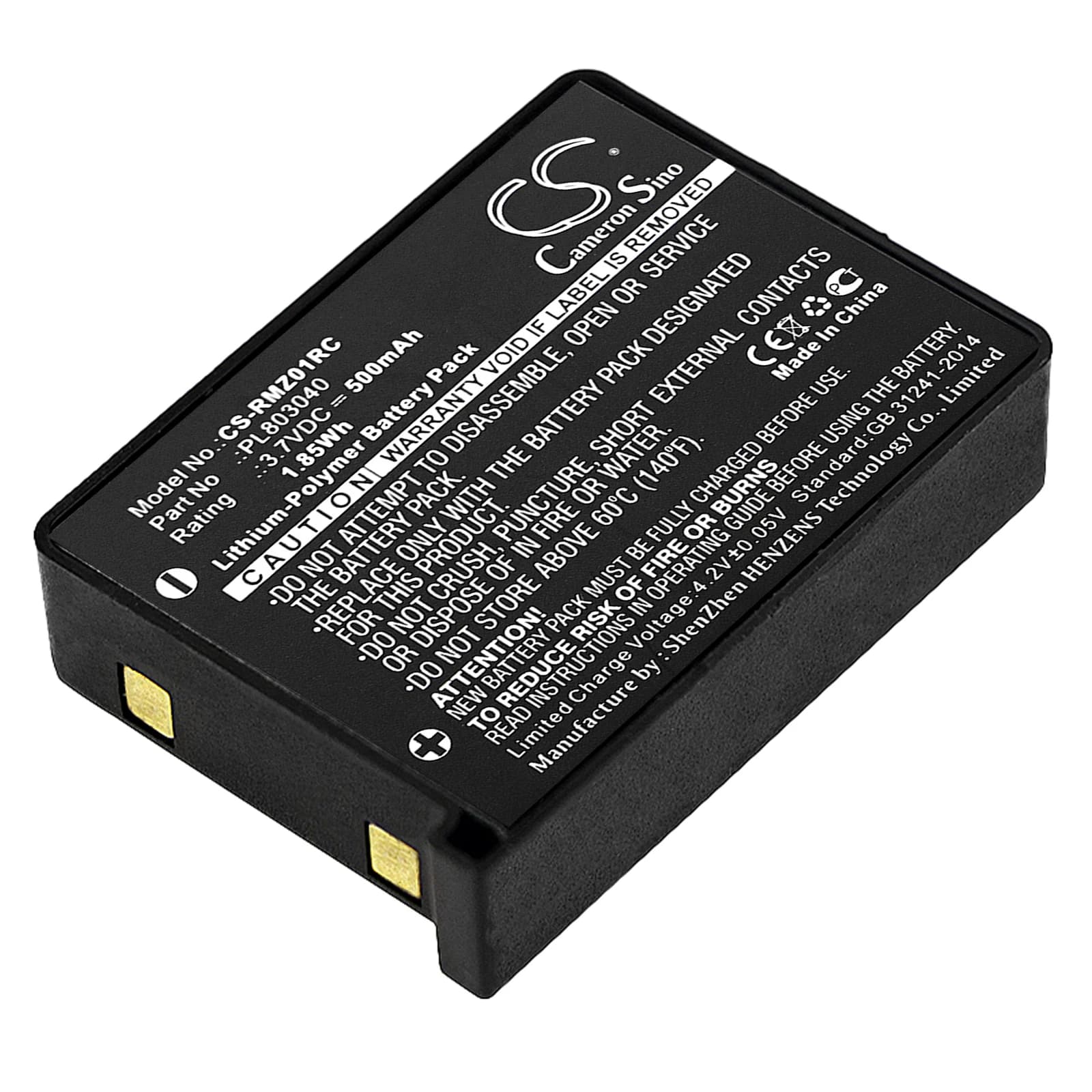 Batteria per tastiera e mouse per RAZER:FC30-01330200,PL803040, torretta, mouse da gioco con torretta,RZ01-0133,RZ84-01330100,--500mAh/1.85Wh-3.70V