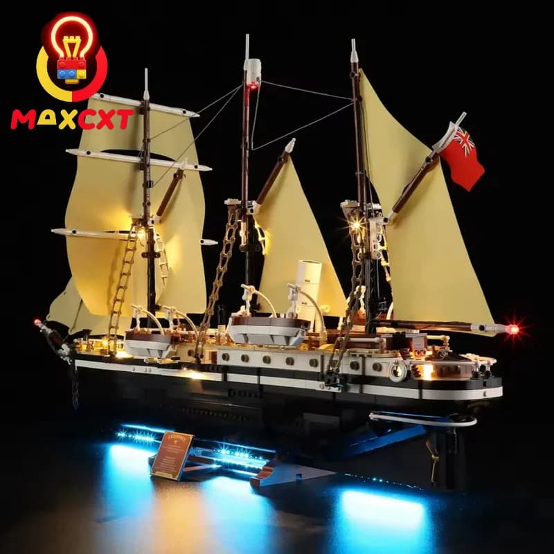 MAXCXT Set di luci a LED per LEGO 10335 La lampada decorativa fai-da-te per nave di resistenza non include blocchi di costruzione