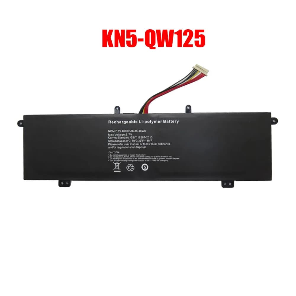 Batteria per laptop KN5-QW125 7,6 V 4800 MAH 36,48 WH Nuova