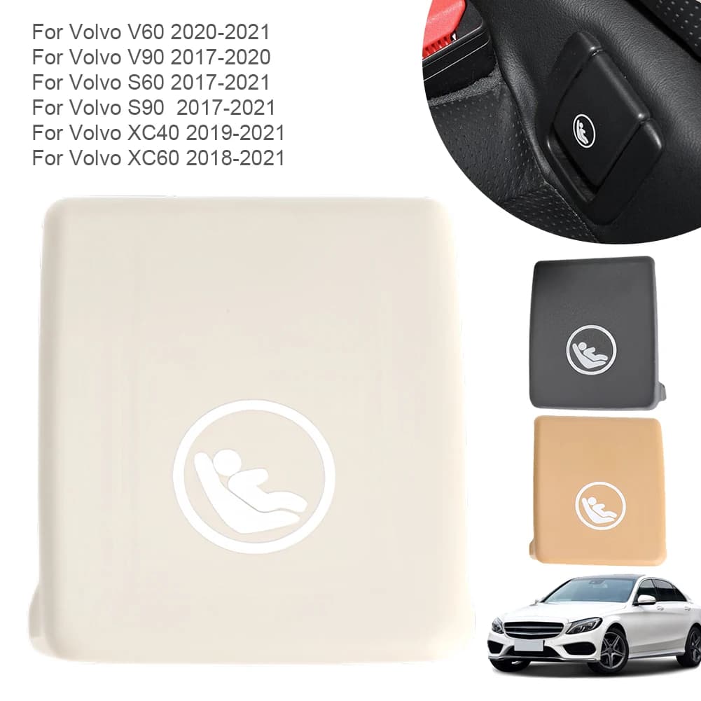Gancio per sedile posteriore per auto Copertura ISOFIX Restraint per bambini 31685072 Copertura per montaggio Isofix per seggiolino posteriore per auto per Volvo V90/60 XC60/40 S90/60
