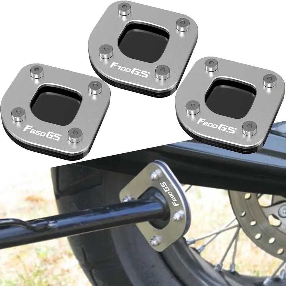 PER BMW F800GS F700GS F800GSA F650GS Twin F 800 GS Adv Adventure Moto Cavalletto Piede Cavalletto Laterale Extender Pad Piastra di Supporto
