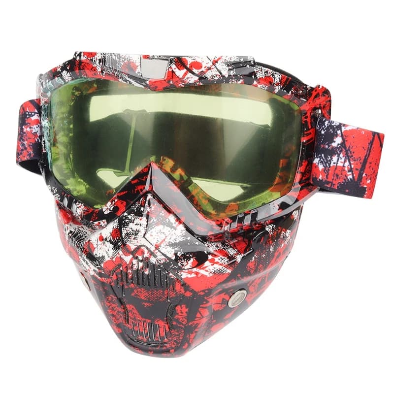 Occhiali da moto, maschere, protezione integrale traspirante per moto fuoristrada, maschere da moto fuoristrada, caschi da mountain bike
