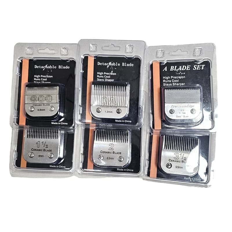 Lama in ceramica di ricambio staccabile compatibile con le tagliacapelli Andis AGC,BDC,BGC,MBG Series,oster Classic 76/Star-Teq/Power-Teq