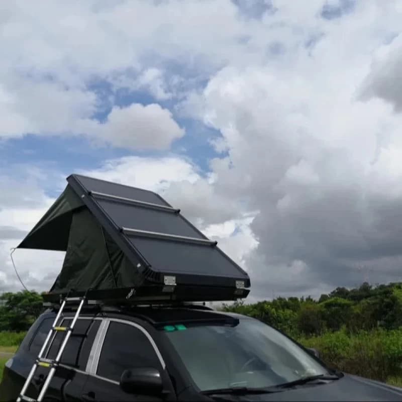 Tenda da Tetto per Auto in Alluminio per Campeggio all'Aperto