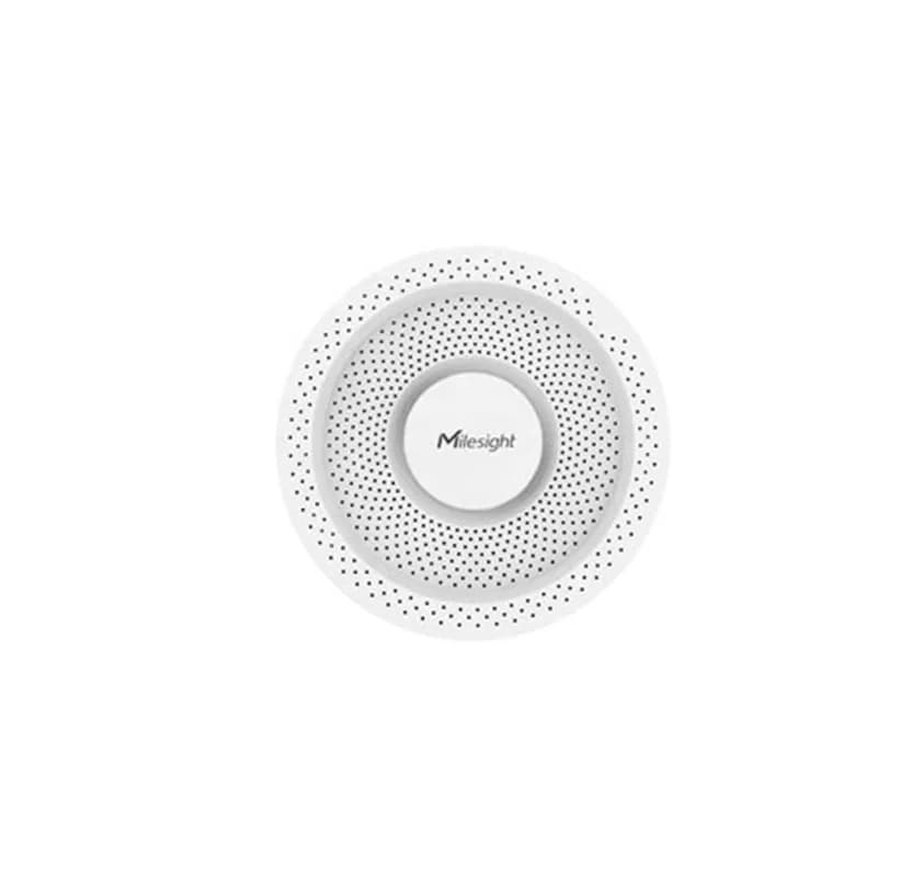 Rilevatore di vapori Milesight GS601, allarme fumo con avvisi in tempo reale, PM2.5, TVOC per appartamenti e hotel