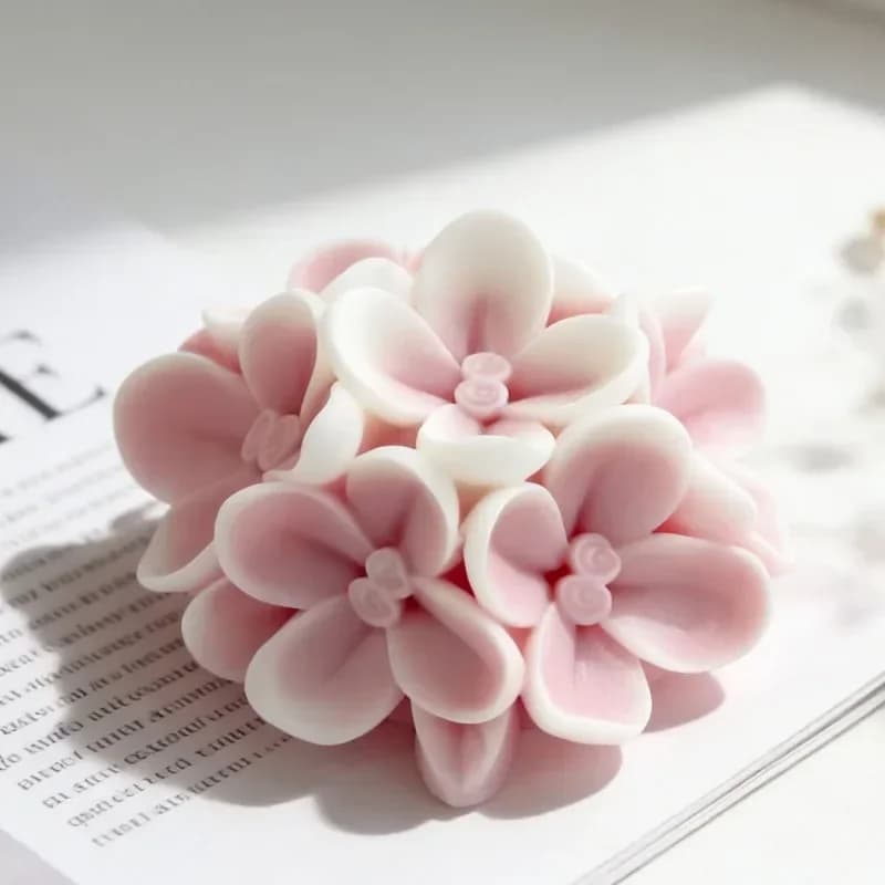 Nuovo Stampo in Silicone Serie Sfera Floreale Fai da Te 2026 per Sapone Artigianale, Gesso, Resina Epossidica, Forma a Fiore, Forniture per la Creazione di Candele Aromatiche