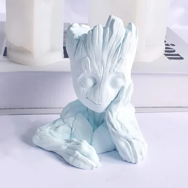 Nuovo modello 2026: Stampo in silicone avanzato 3D a forma di Albero Umano (1 o 2 pezzi) per resina epossidica, candele, sapone e argilla - Ultima versione per creazioni artigianali