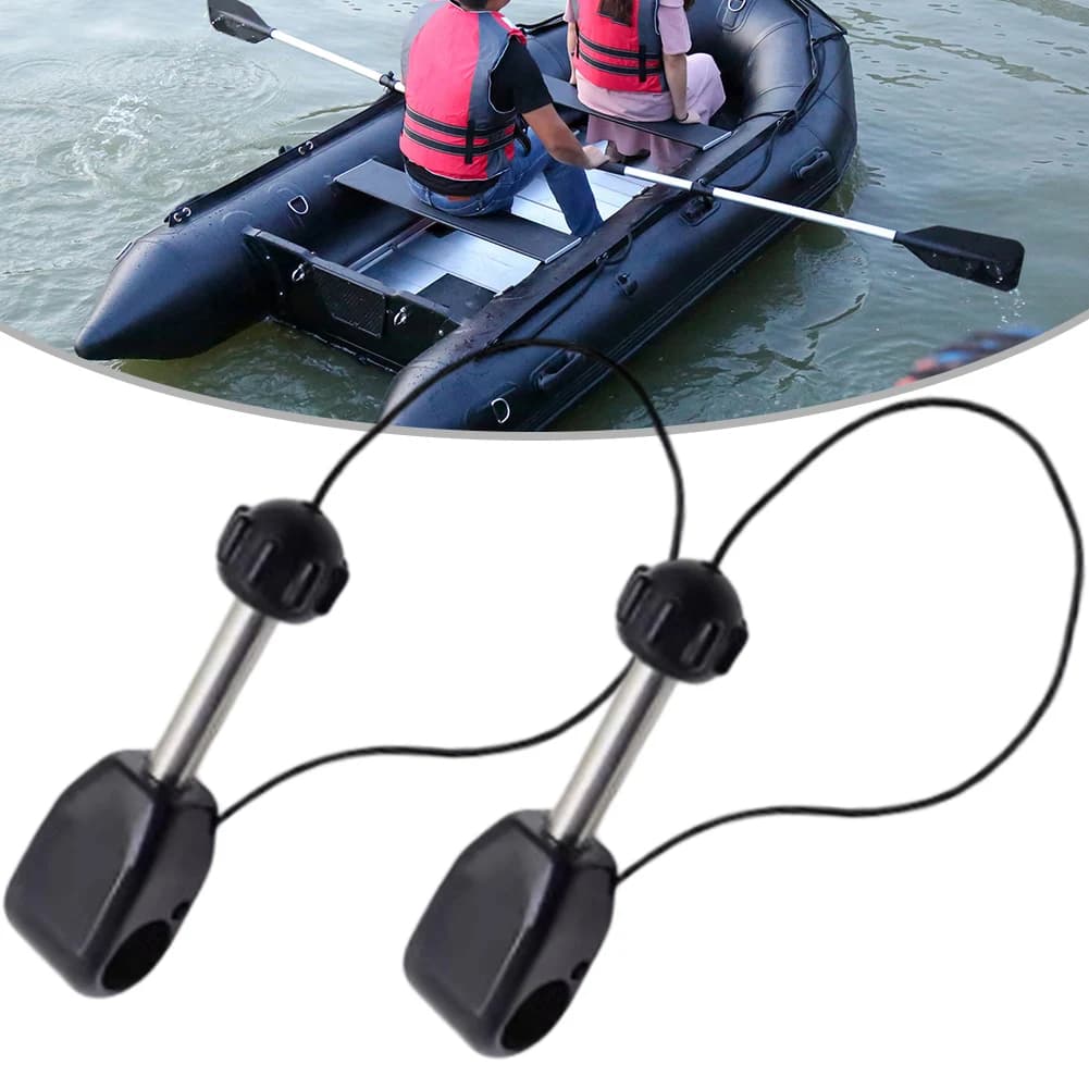 2pcs For Kayak Paddle Support With Lock Anchor Oar Holder 360degr Rotation Oar Clamp Lever For Air Boats Canoes Inflatable Rafts