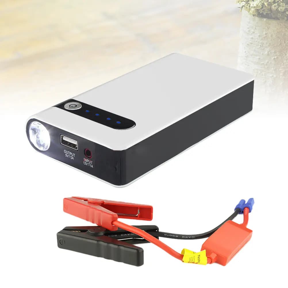 Caricabatterie per Auto da 30000 mAh, Avviatore d'Emergenza per Auto, Alimentatore di Avviamento Power Bank Portatile Jumper