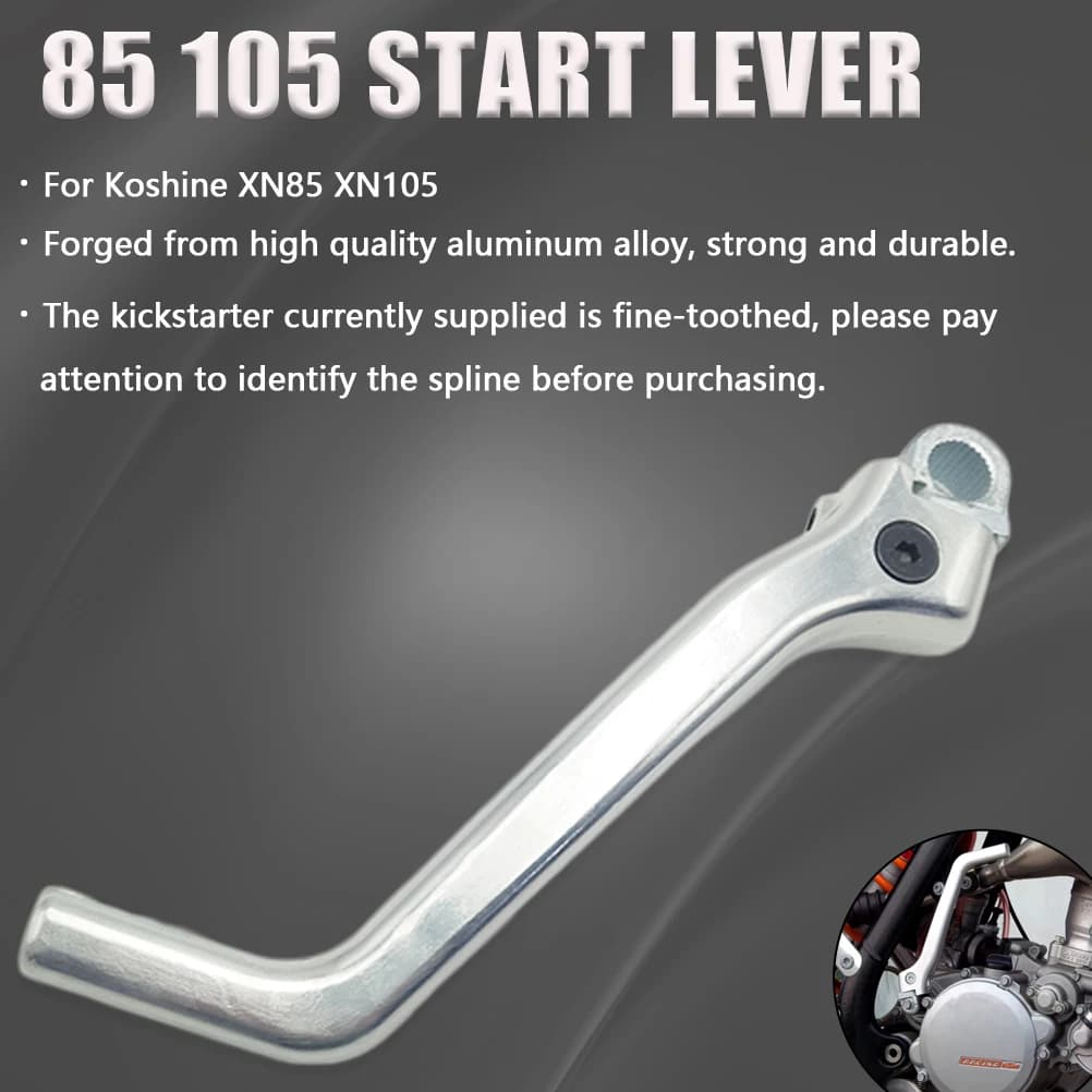 Leva di Avviamento per Moto Koshine 85cc 105cc, Albero di Avviamento, Leva Kick XN85 XN105 per Motore a 2 Tempi Motocross