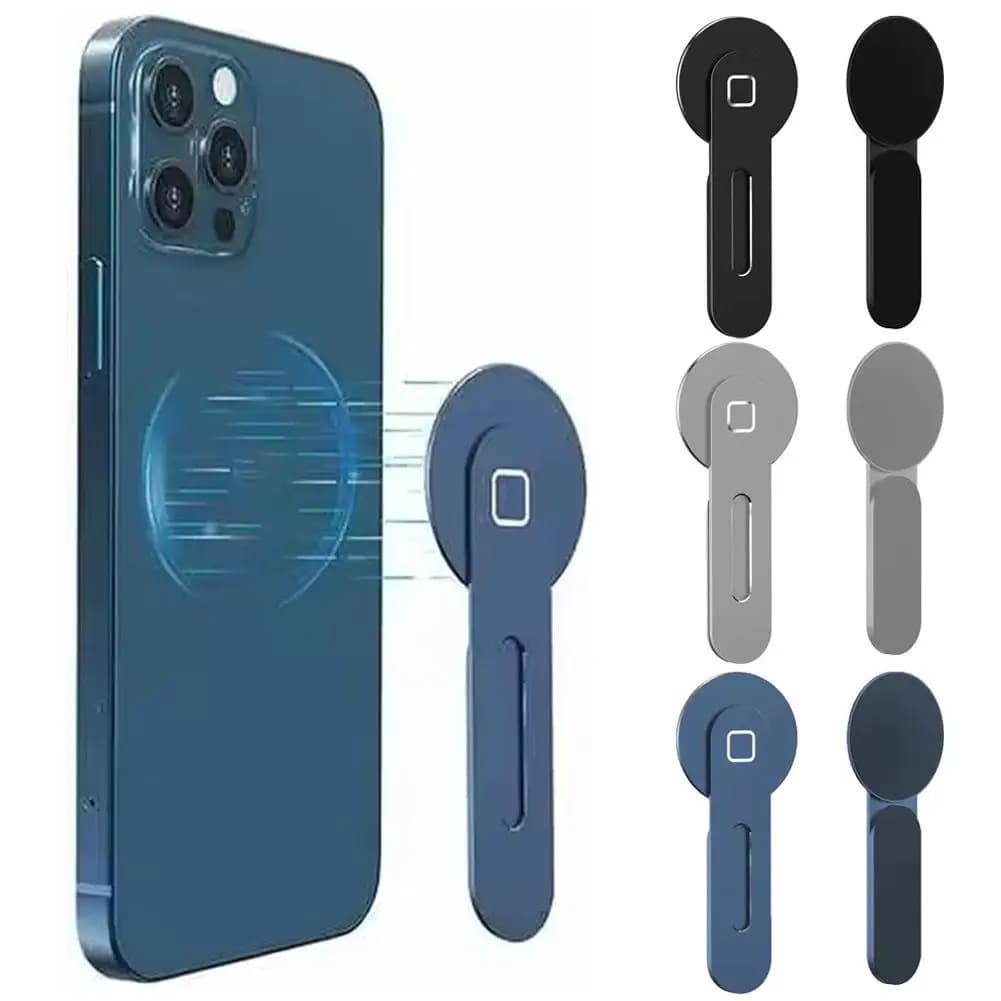 Supporto magnetico per telefono cellulare, supporto per computer portatile in alluminio, supporto regolabile per telefono, supporto per auto con espansione potente, accessori magnetici O6L5