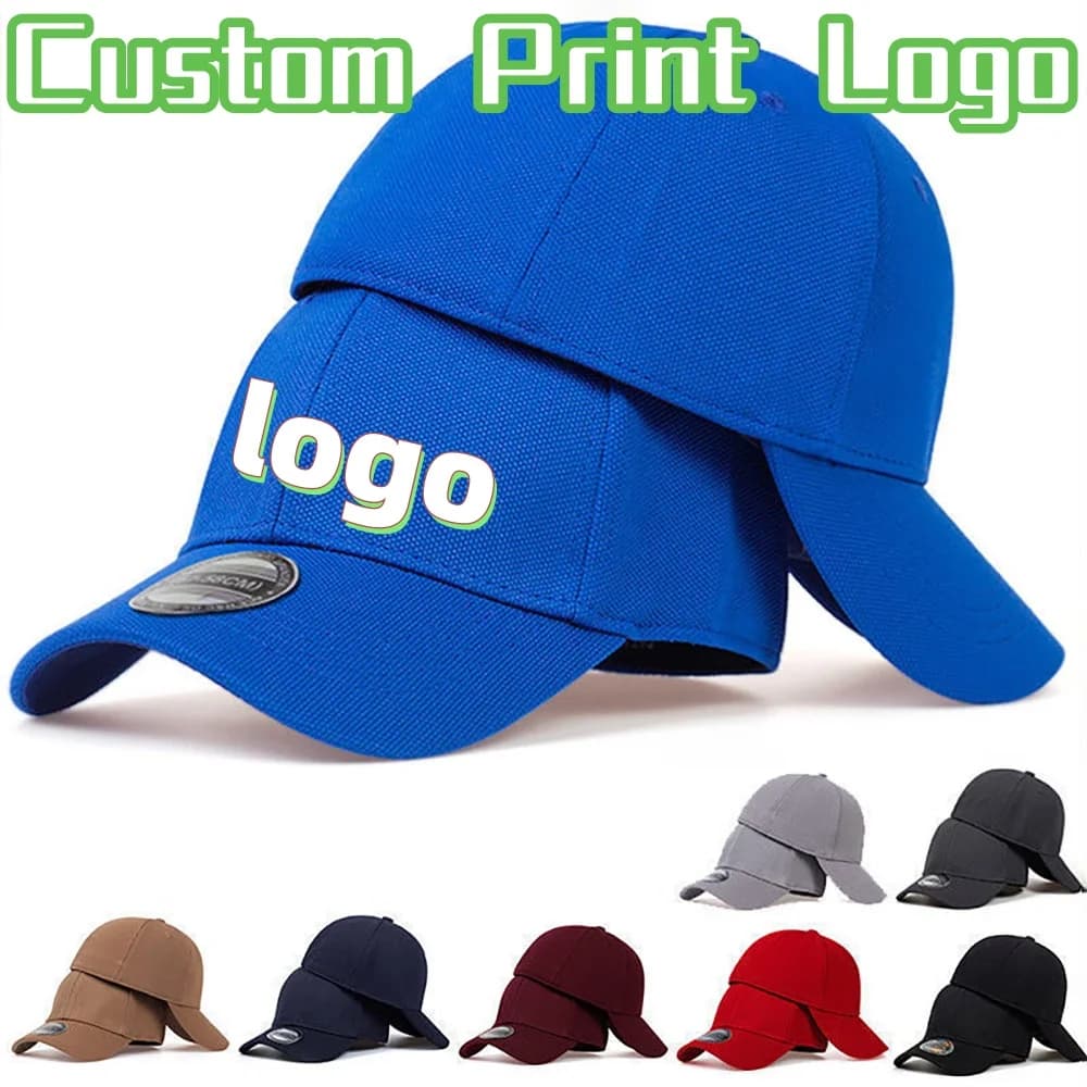 Personalized Baseball Hats with Logo Printed, Fully Sealed, Hats with Visiera for Men and Women, Sports Fashion Open, Solar Protection