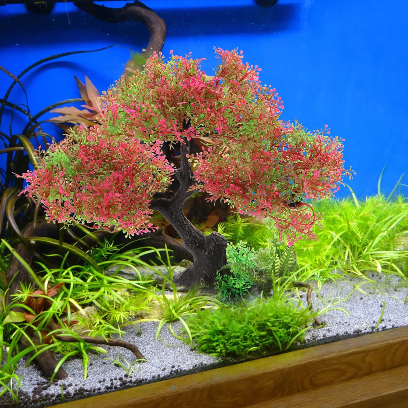Artificial Aquatic Plants Set Realistic for Aquarium, Pisces Bath Decoration, Landscape Simulation, Aquatic Plant Decoration, Home Animal Hide