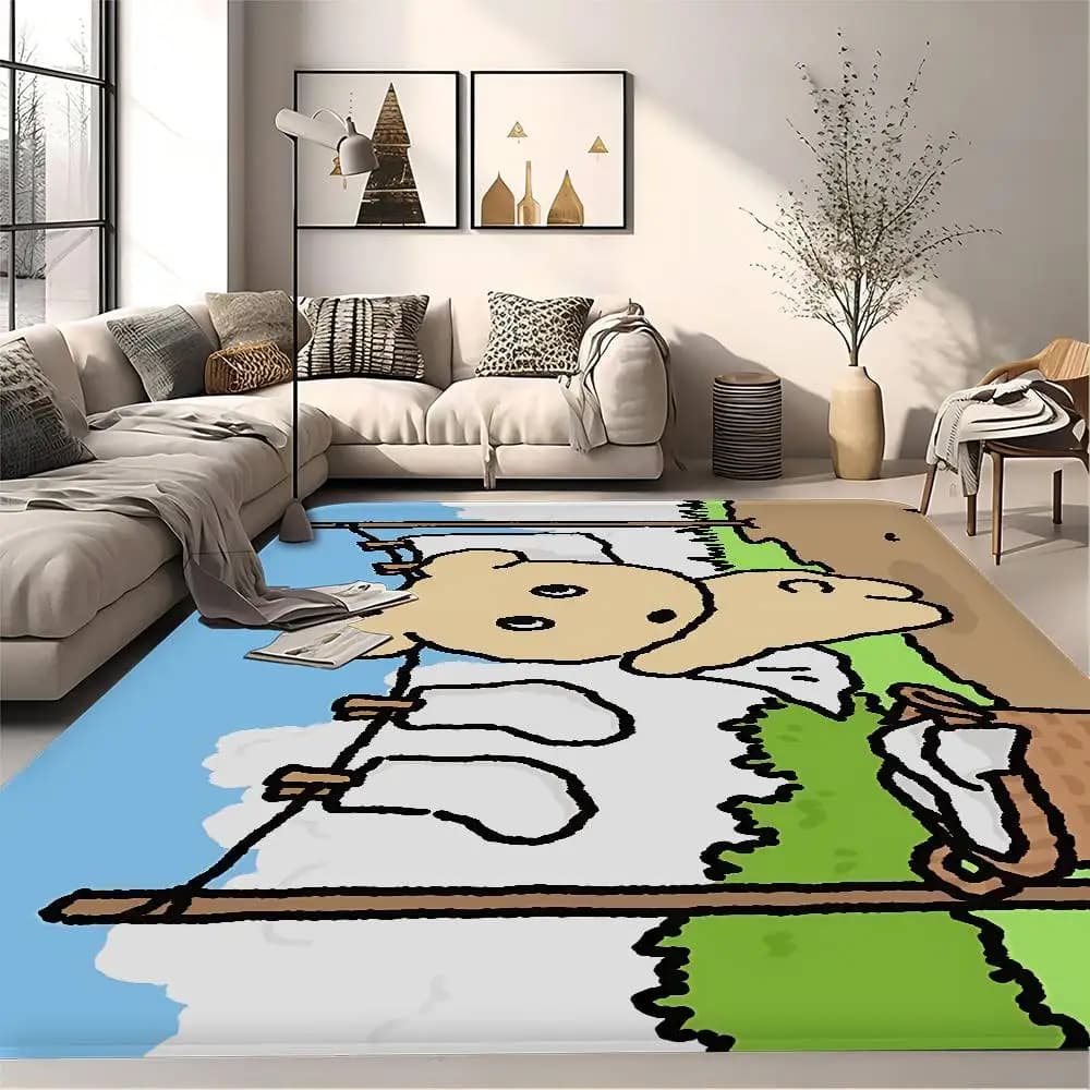 G-Ggamja Bathroom Mat Non-Slip Laundry Room Mat Laundry Decor Balcony Child Living Room Toilet Rug