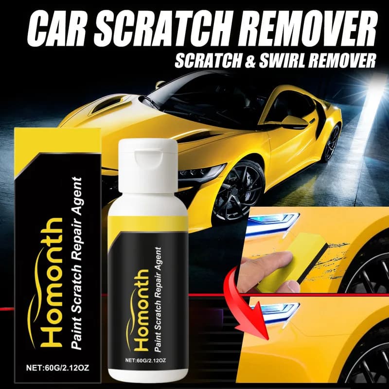 Crema per la cura dei graffi sulla vernice dell'auto HOMONTH: riparazione graffi, lucidatura, pulizia, manutenzione quotidiana dell'auto