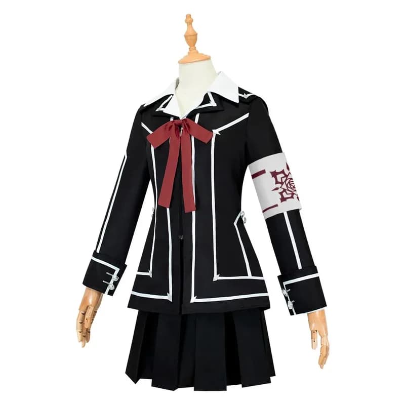 Kuran Cosplay Anime Vampire Knight Costume Parrucca Calzini Kurosu Yuki Uniforme scolastica JK Abito da marinaio Valigia;8,k'5;h.