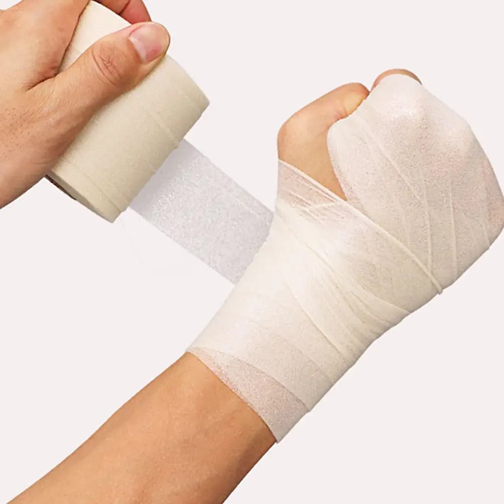 2 Rolls Sponge Sports Prewrap Elastic Bandage Shock-Absorbing Tape Sports Wrap Muscle Support Sponge Wrap Prewrap Athletic Tape
