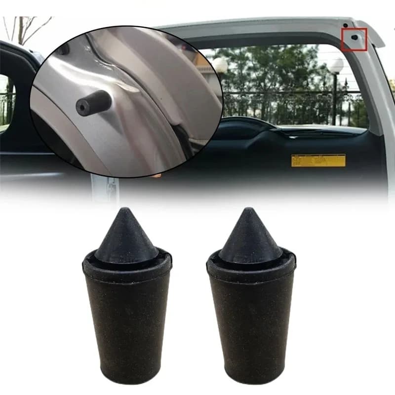 2 Pieces Buffer Pads Suitable for Toyota RAV4 Rear Door Rubber Shock Absorber Accessories Rear Door Trim, Door Stop 90541-09108