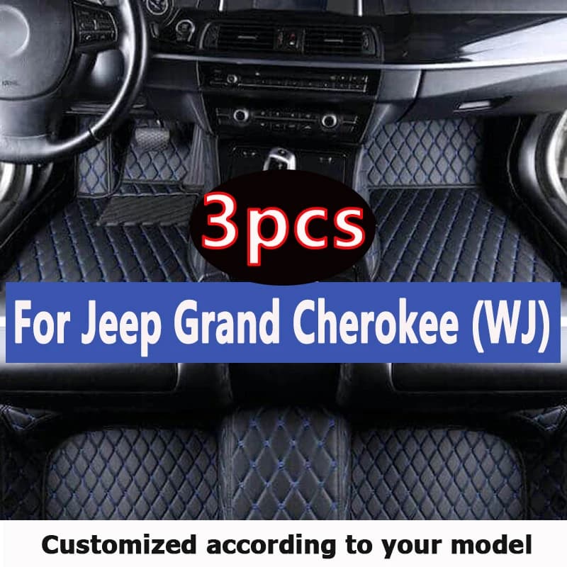 Tappetini auto per Jeep Grand Cherokee WJ 1999 2000 2001 2002 2003 2004 tappetini in pelle copre pavimenti accessori auto Tapis Voiture