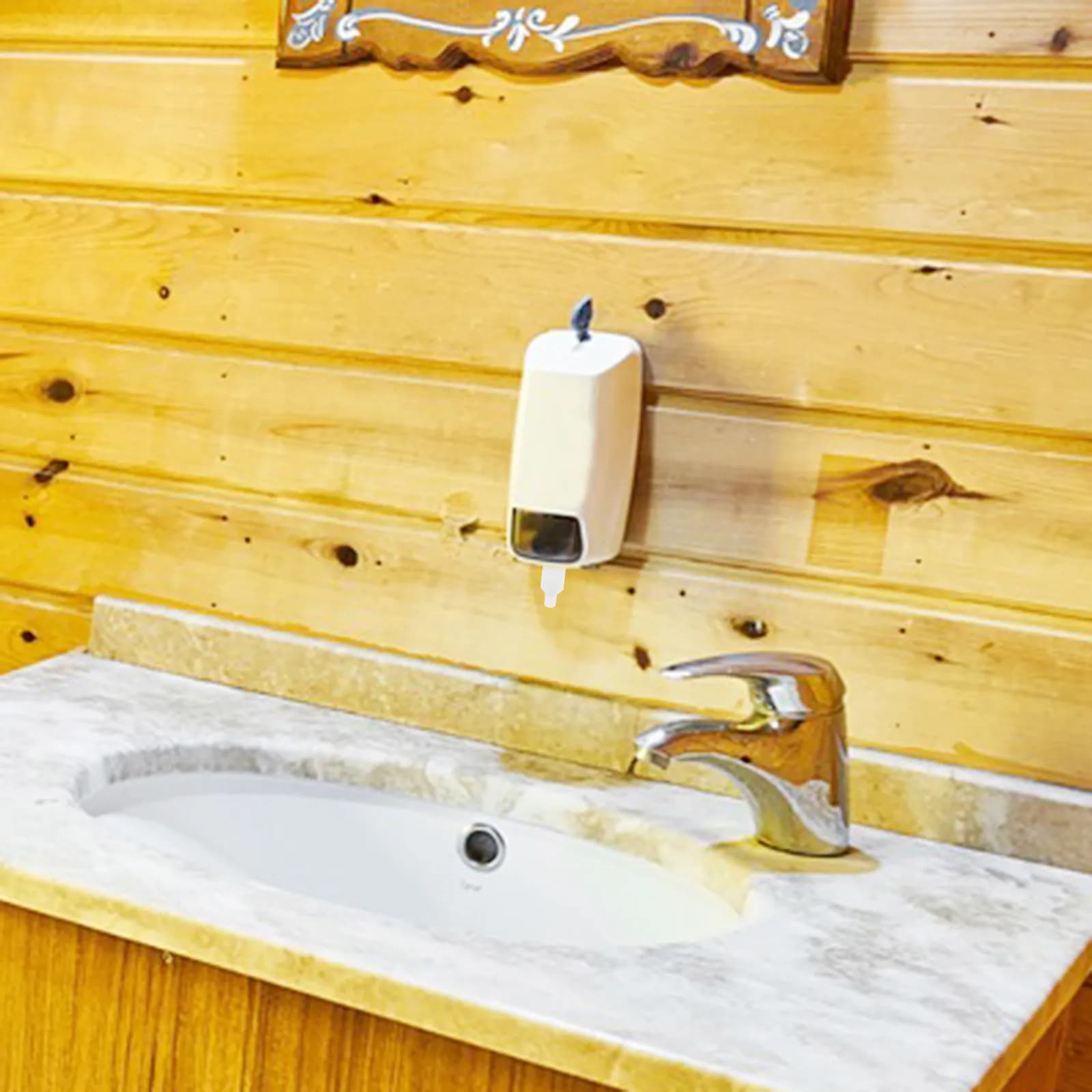 Testina di Ricambio per Dispenser di Sapone a Parete, Accessorio per Hotel e Cucina, Porta Lozione, Shampoo e Sapone
