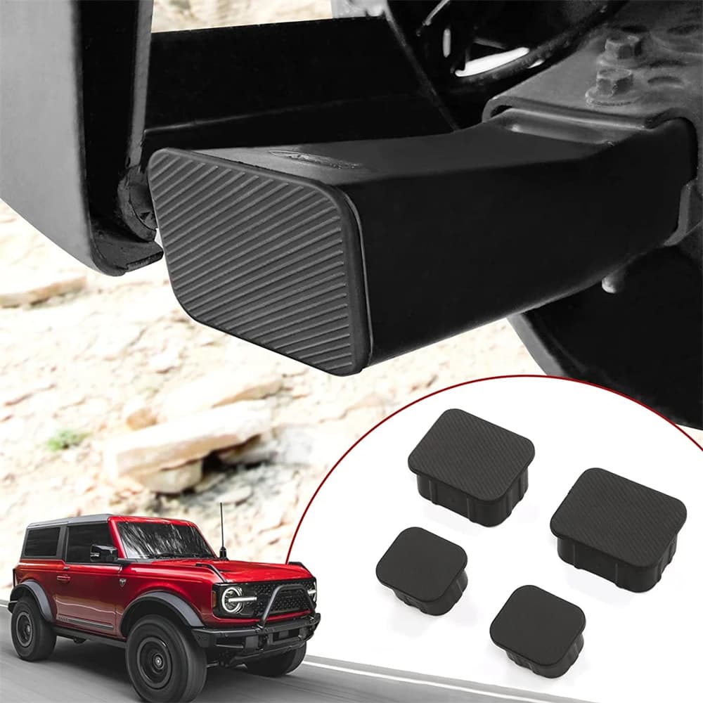 Per Ford Bronco 2021 2022 2/4 porte Nero Tappo di Gomma Copertura di Protezione Crash Bar End Caps Asse Anteriore Spina 4 PZ