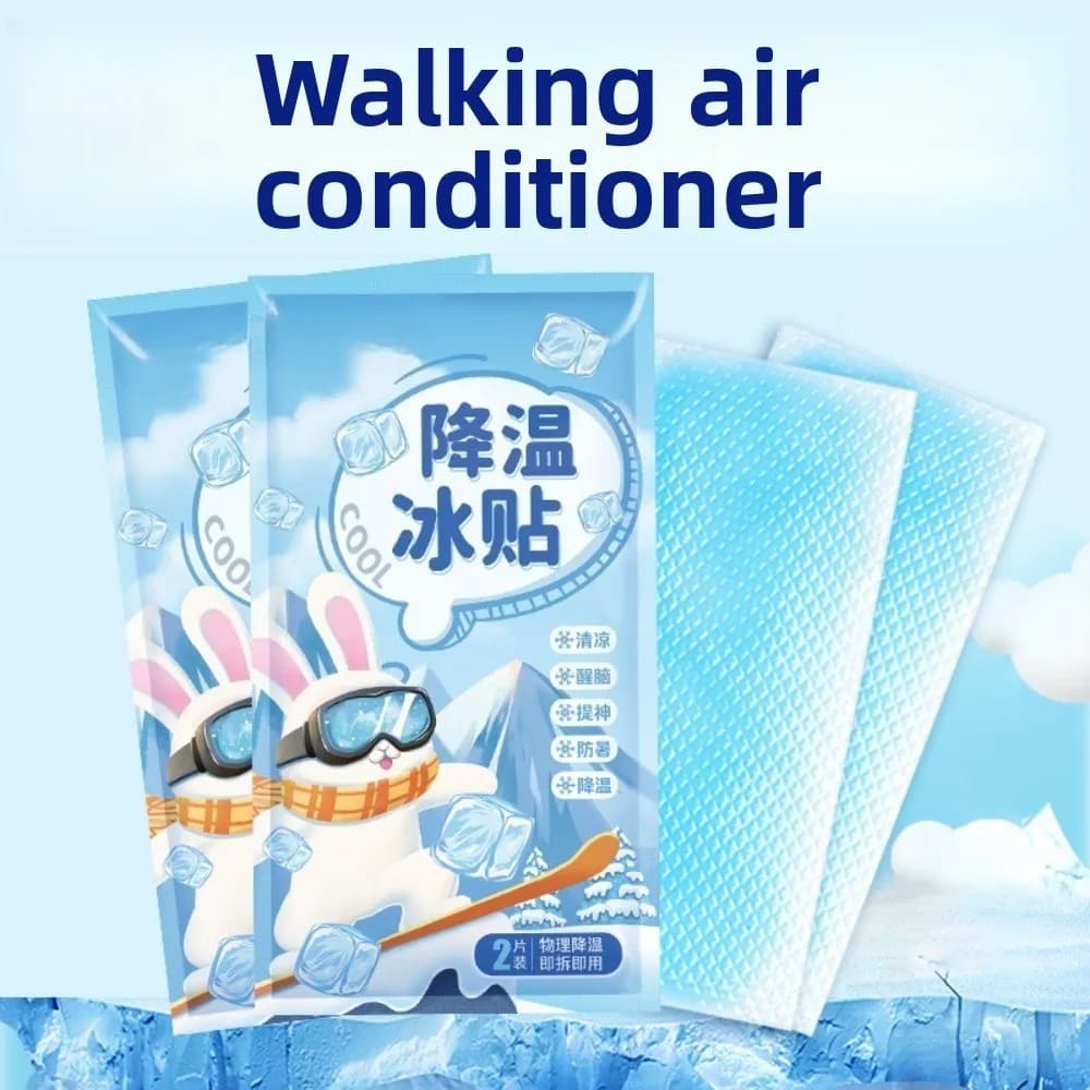 Cuscinetti Refrigeranti in Gel Estivi, Adesivi Rinfrescanti per il Rilassamento dal Calore, Patch Portatili per la Dissipazione del Calore del Telefono, per Adulti