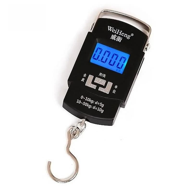 Portable High Precision 50kg Digital Luggage Scale Handheld Kitchen Measurement Tool Travel Essential Weighing Device