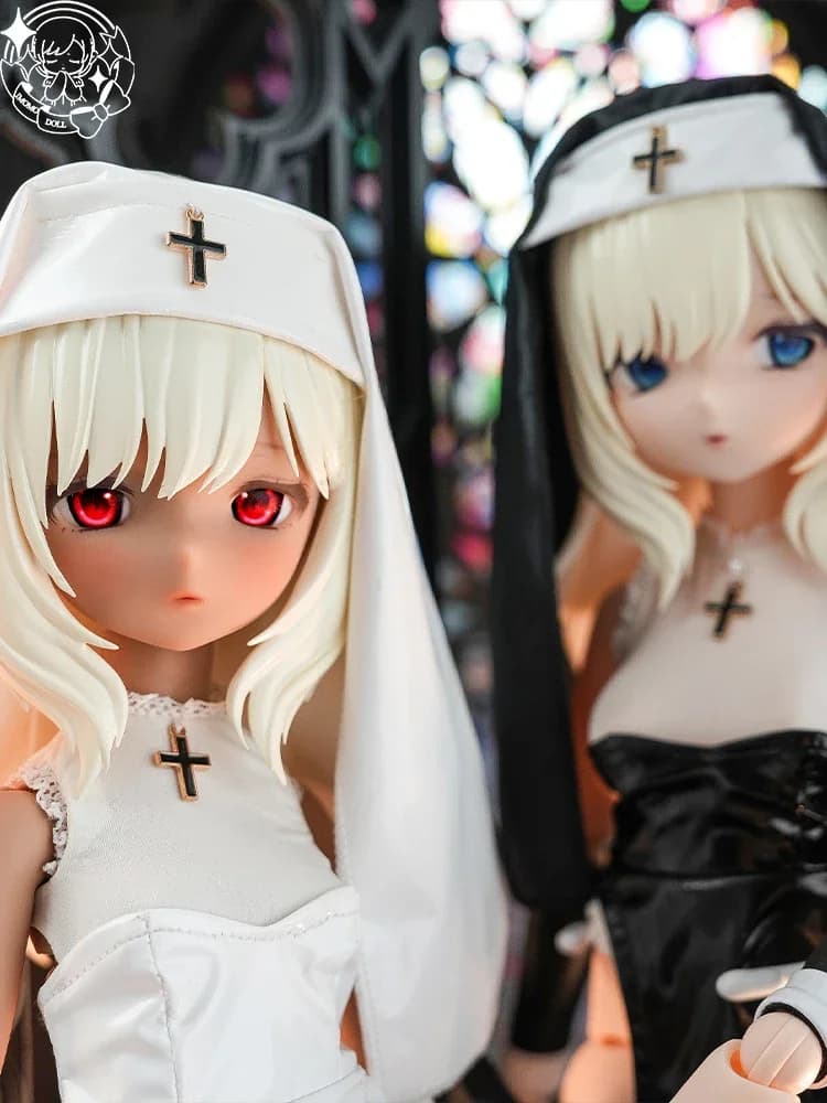 Sister Imomodoll Night Hymn Mimi Rabbit Quad Chocolate Coral Set completo 45cm Doll MJD BJD