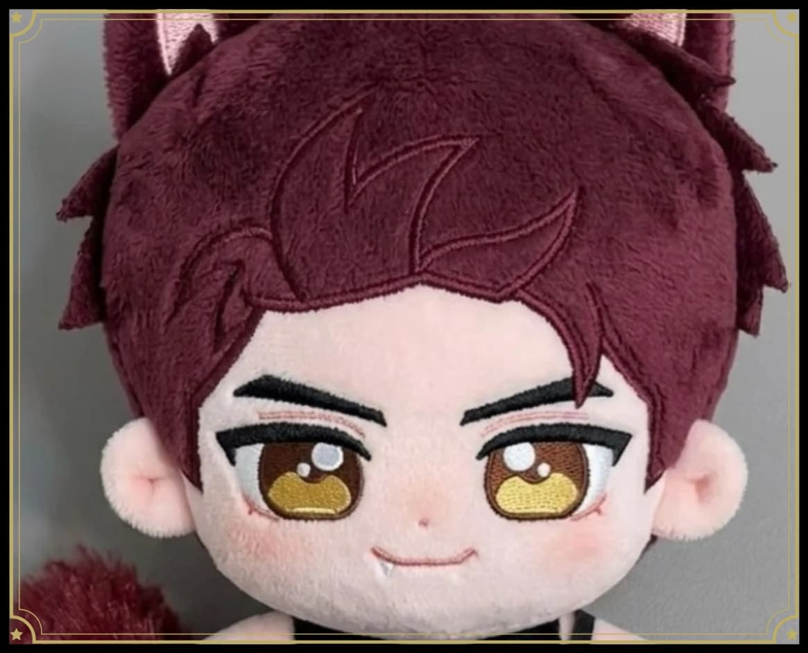 2026 Cute Valko Love and Deepspace Animal Ear Plush Body Dress Up Clothes Plushies Stuffed Maumet \Figures Toys Gift 20cm