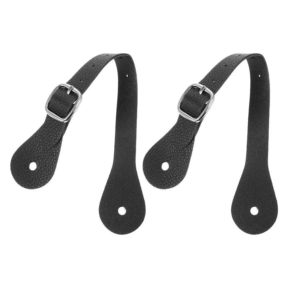 2 Pezzi Cinghie Regolabili in PU per Stivali da Equitazione, per Stivali da Cowboy, Attrezzatura per Competizioni e Allenamento Equestre
