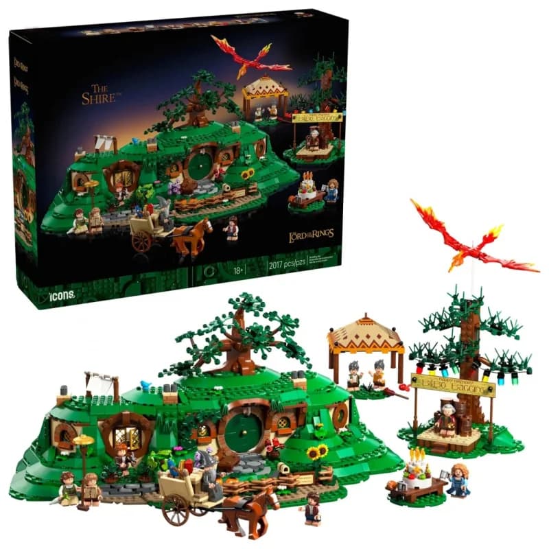 2017 pz 10354 The Hobbit & Il Signore degli Anelli Serie Shire Blocchi da Costruzione Educativi per Adulti Giocattolo Regalo di Compleanno