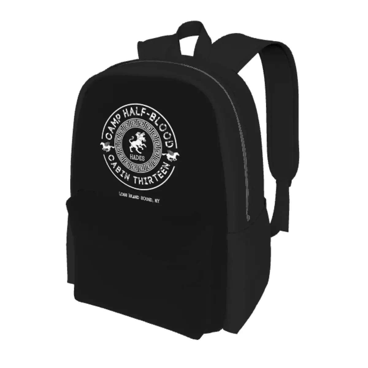 Cabin Thirteen Hades Percy Jackson Camp Half-Blood Student Backpack School Bag Hiking Travel Daypack Bookbag Shoulder Bags