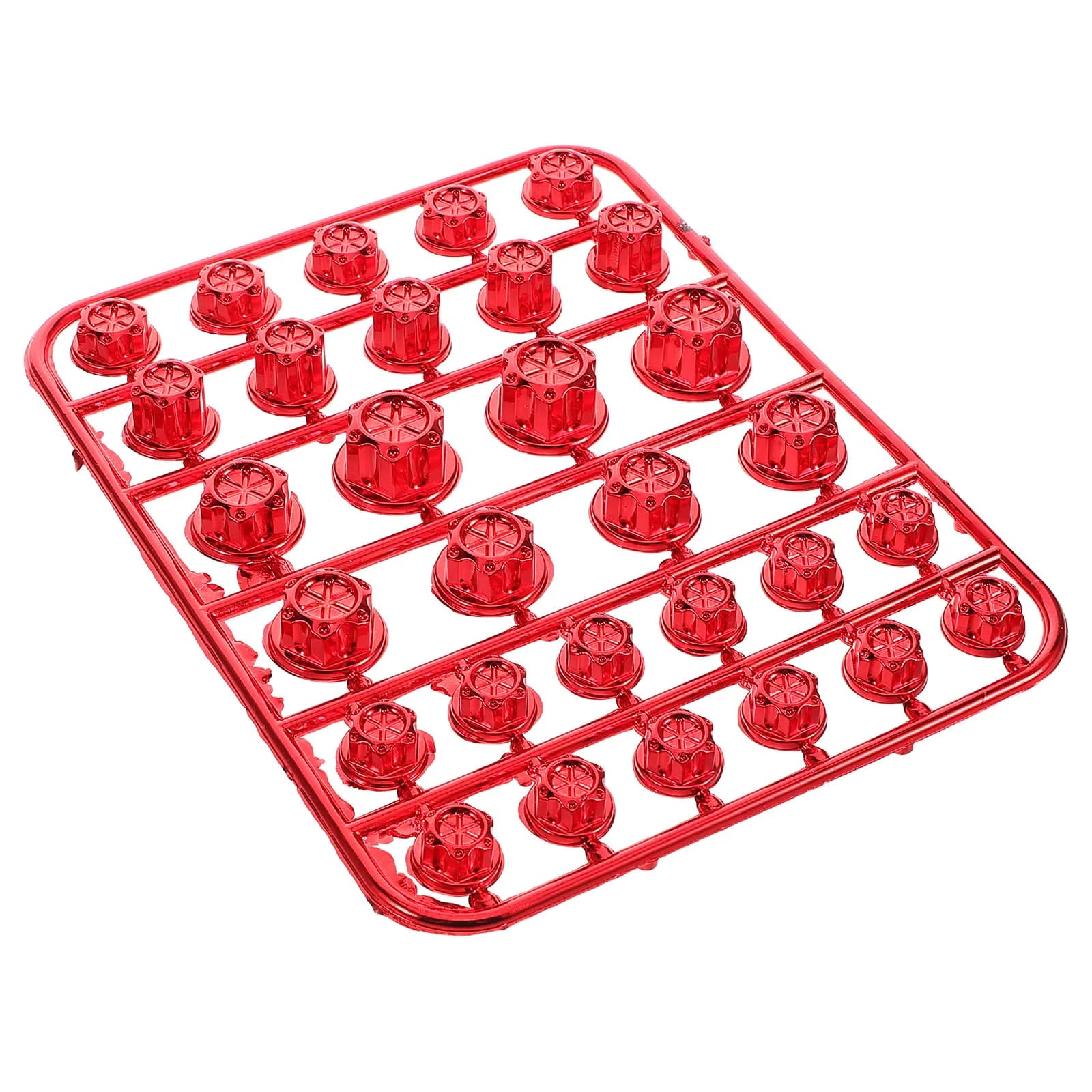 30Pcs Motorcycle Screw Caps ABS Hex Bolt Covers Decorative Engine Trim for Styling
