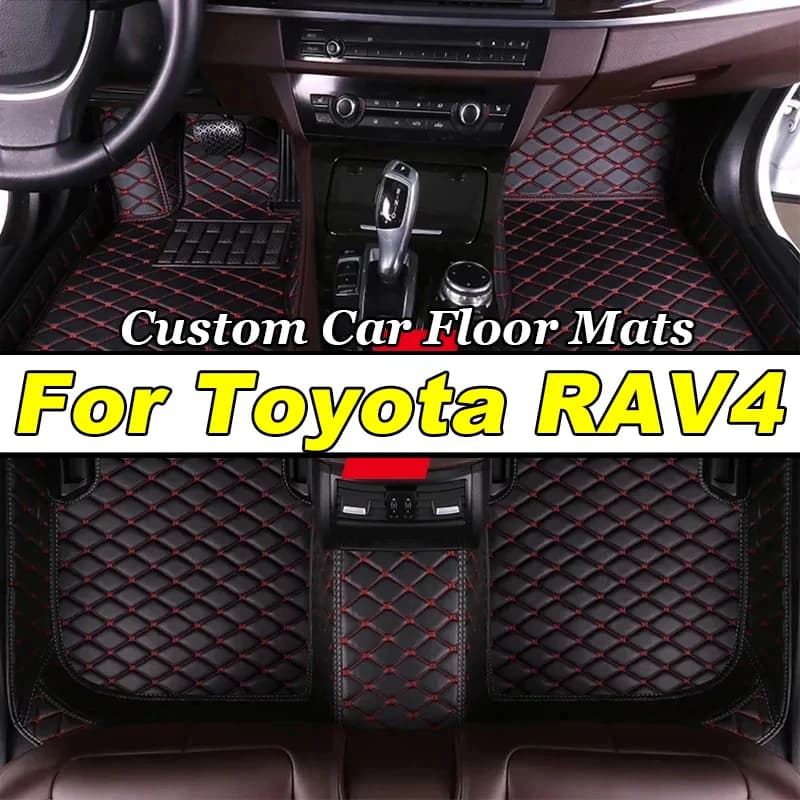 Tappetini per auto per Toyota RAV4 Hybrid 2020 2021 2022 2023 Tappetini per auto personalizzati Automobile Tappeto Copertura Accessori interni
