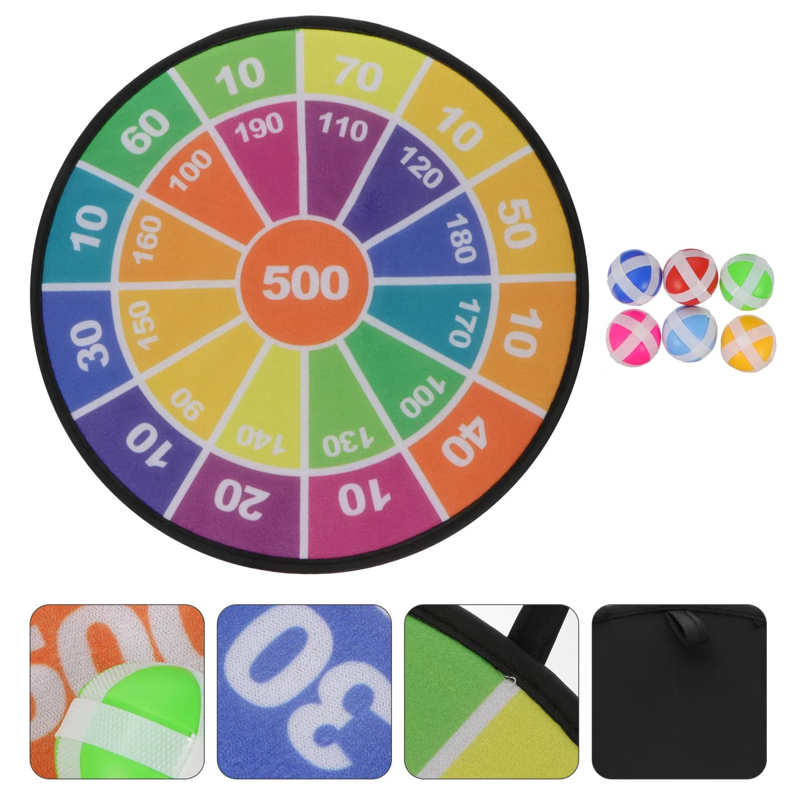 Set di Tavolo da Gioco con Freccette per Bambini, Colorato, per Interni ed Esterni, Gioco con Palline Appiccicose, Divertente Attrezzatura per Allenamento della Concentrazione