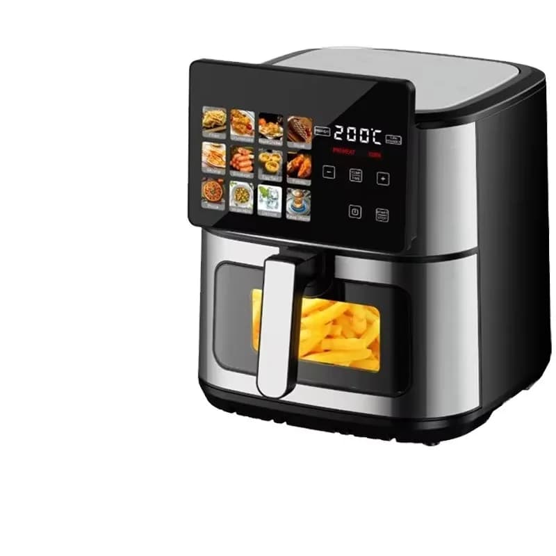 8L modern style stainless steel air fryer multi-function automatic potato chip machine household power supply