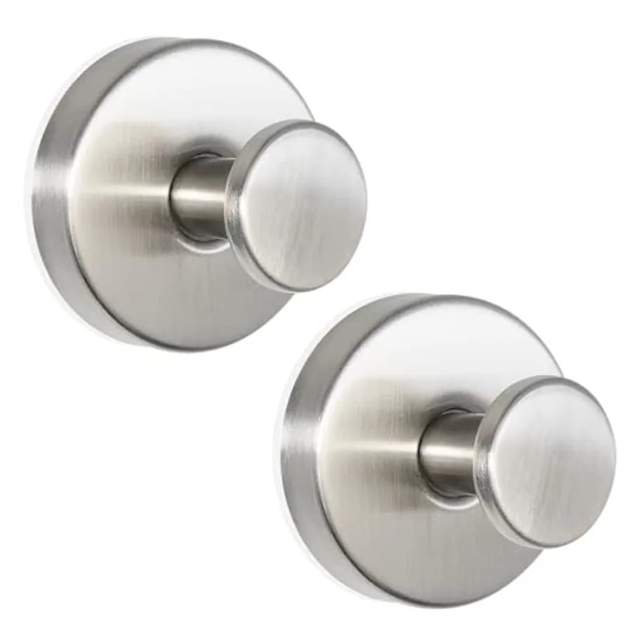 Suction Cup Hooks for Shower, Wreath Hangers for Front Door Glass Window Bathroom Kitchen Wall, Removable Towel Holder Bath Rob